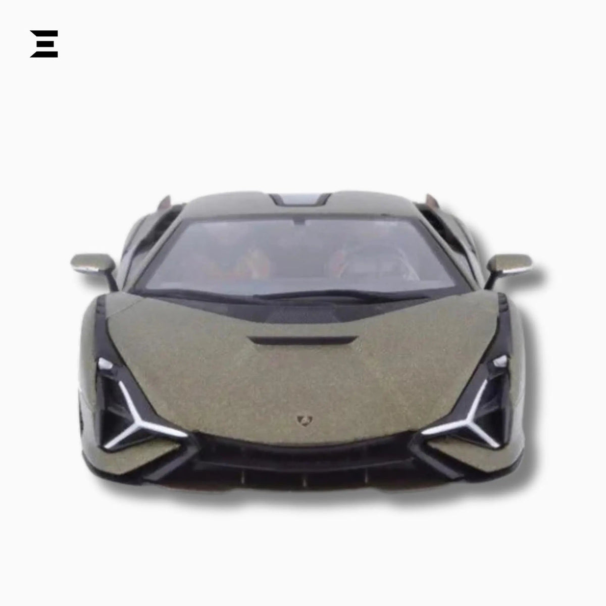 Bburago 1:24 Lamborghini Sián FKP 37 – Matte Green Die - Cast Model - IBRELIA