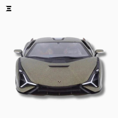 Bburago 1:24 Lamborghini Sián FKP 37 – Matte Green Die - Cast Model - IBRELIA