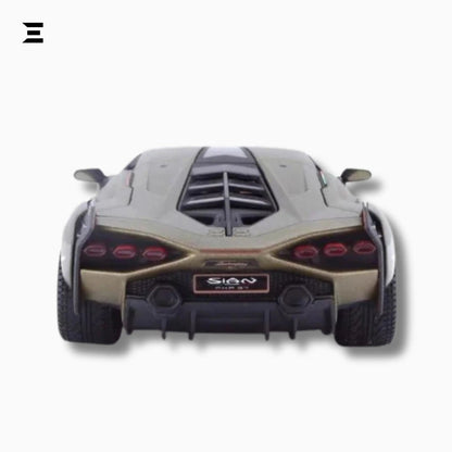 Bburago 1:24 Lamborghini Sián FKP 37 – Matte Green Die - Cast Model - IBRELIA