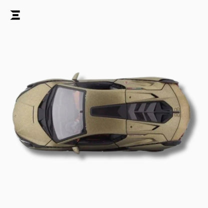 Bburago 1:24 Lamborghini Sián FKP 37 – Matte Green Die - Cast Model - IBRELIA