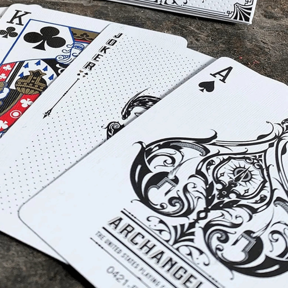 Bicycle® Archangels Playing Cards – Gold & White Edition | IBRELIA™ Collectibles - IBRELIA