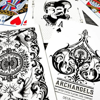Bicycle® Archangels Playing Cards – Gold & White Edition | IBRELIA™ Collectibles - IBRELIA