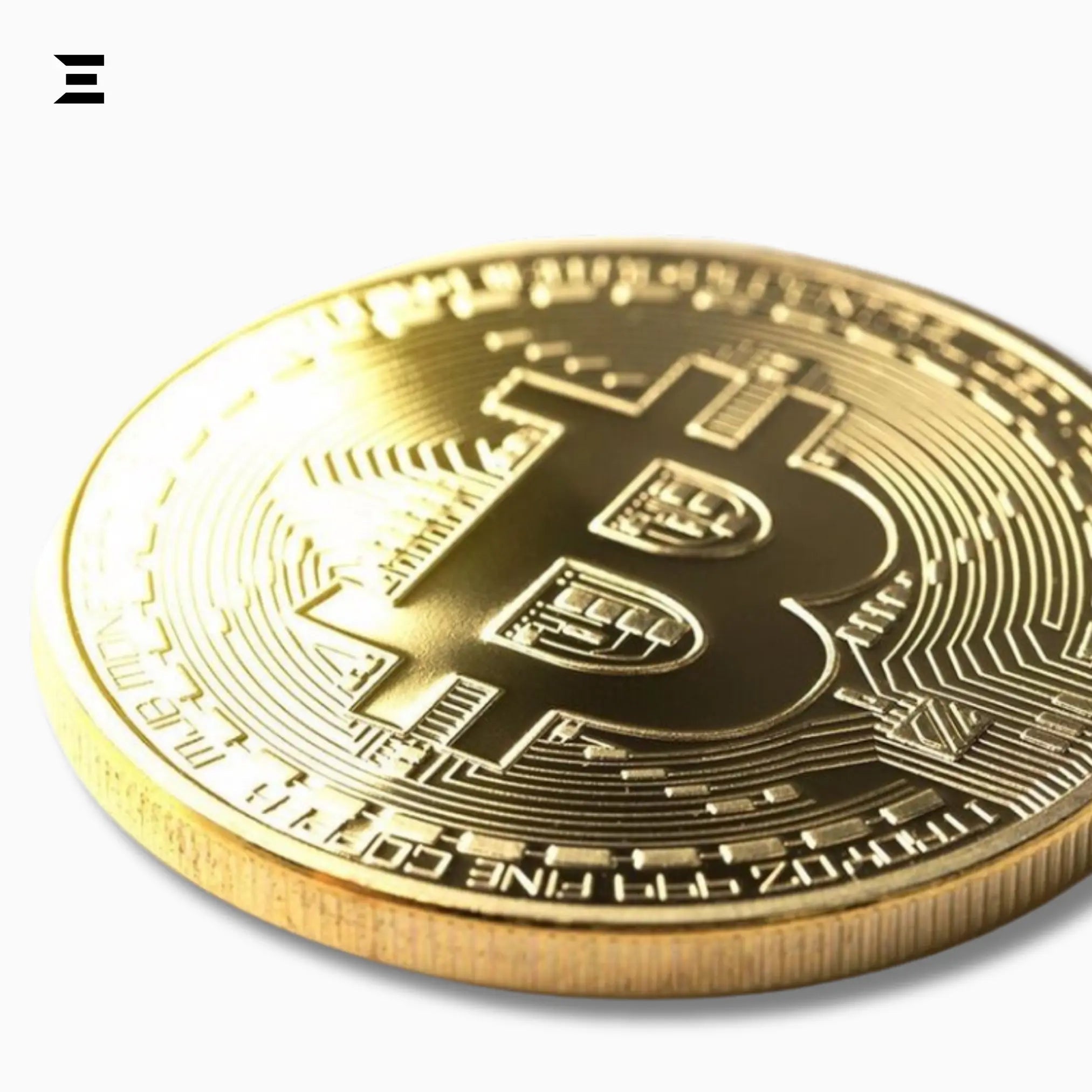 Gold Bitcoin Collectible Coin – 24K Gold Plated Limited Edition with Case - IBRELIA