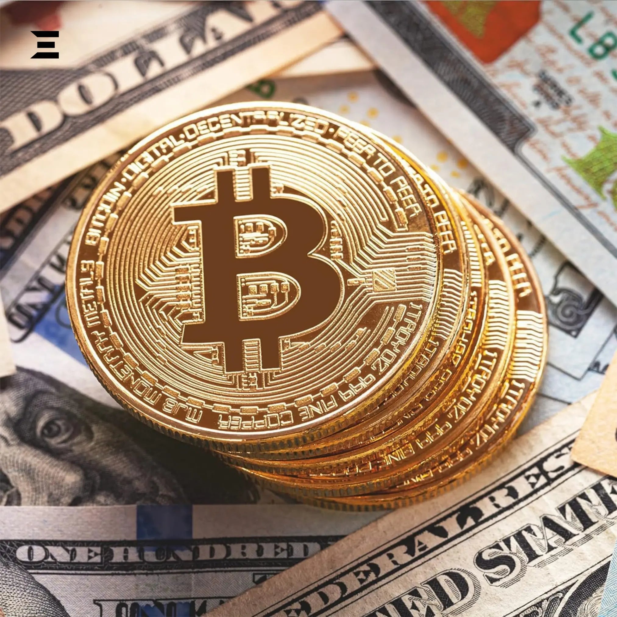 Gold Bitcoin Collectible Coin – 24K Gold Plated Limited Edition with Case - IBRELIA