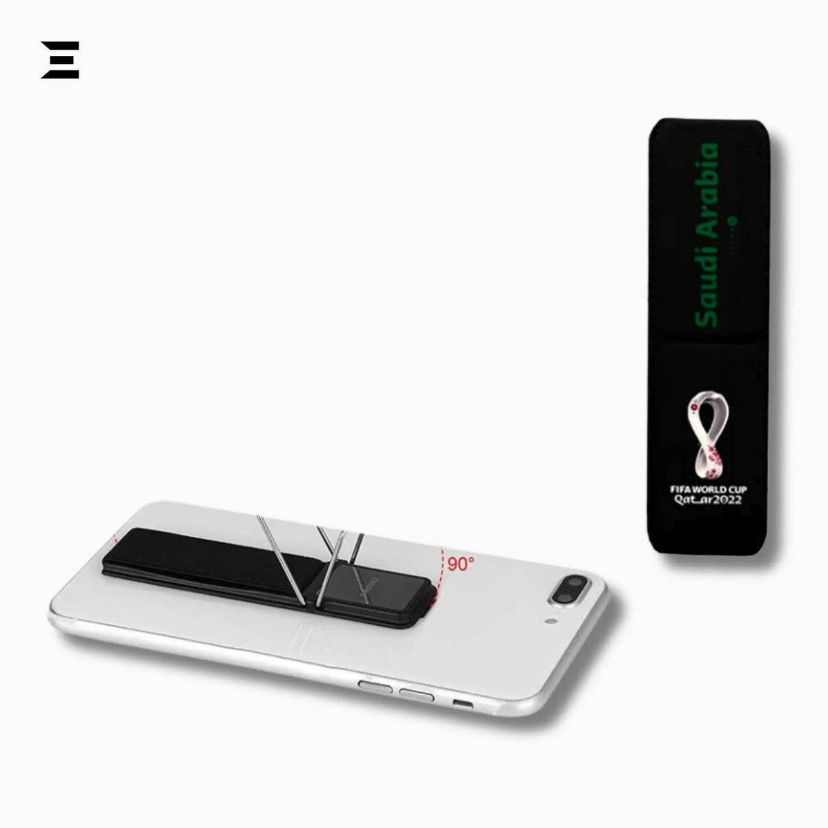 FIFA World Cup 2022 Phone Grip & Stand – Saudi Arabia Edition (Black) - IBRELIA