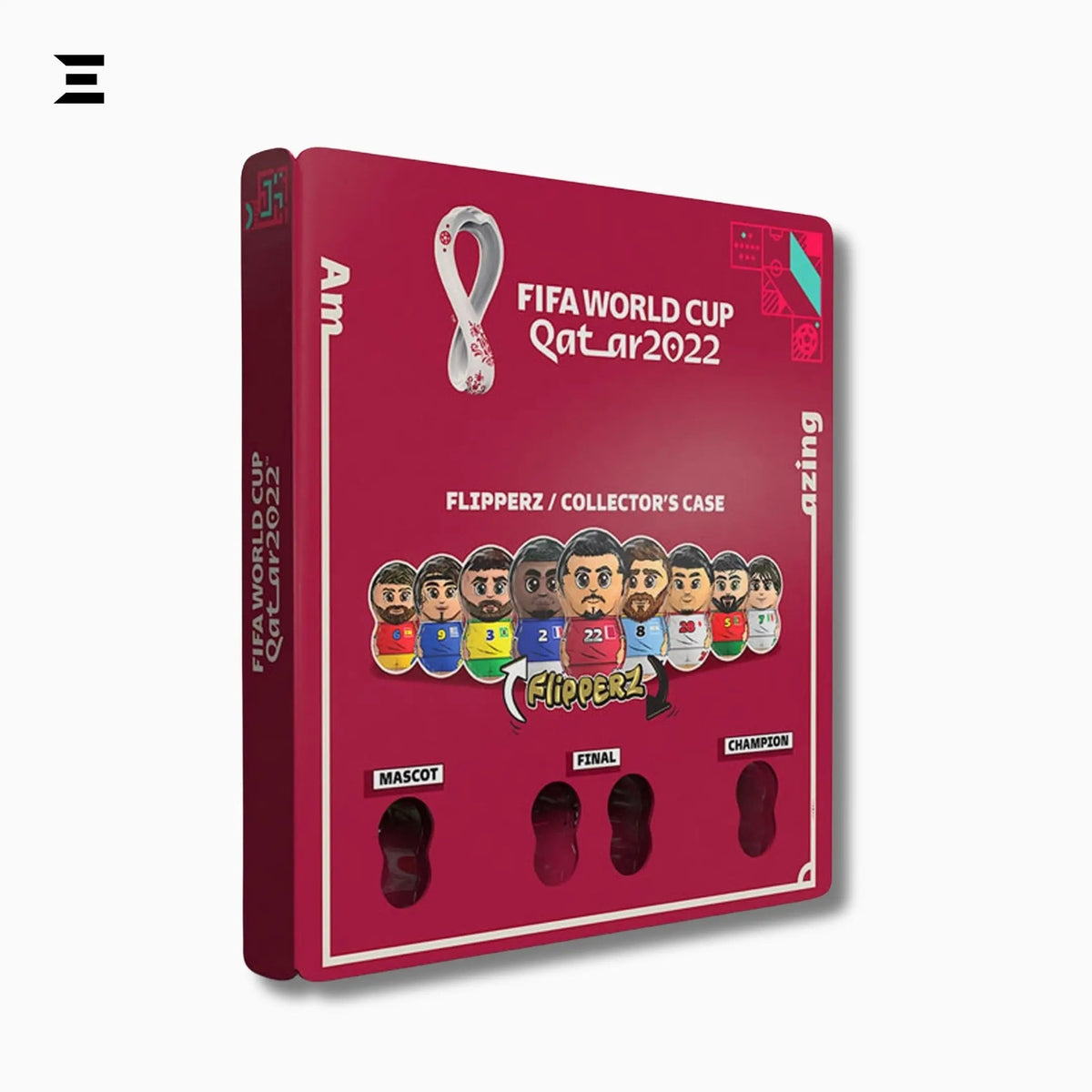 FIFA World Cup Qatar 2022 Flipperz Collector’s Case – Official Licensed Product - IBRELIA