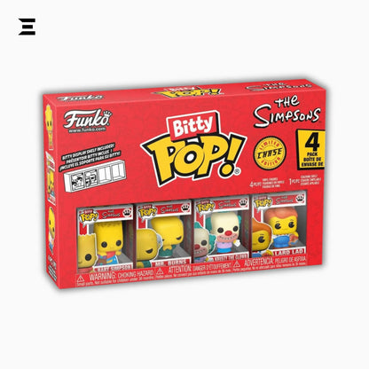Funko Bitty Pop! The Simpsons 4 - Pack – Bart, Mr. Burns, Krusty & Mystery Mini | IBRELIA™ Collectibles - IBRELIA