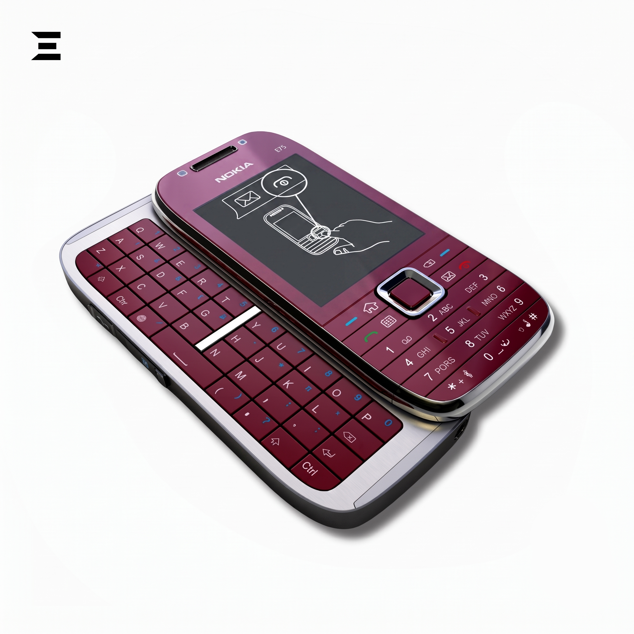 Nokia E75 (Unlocked) QWERTY Sliding Business Smartphone – Complete Boxed Set with Original Accessories | Collector's Edition