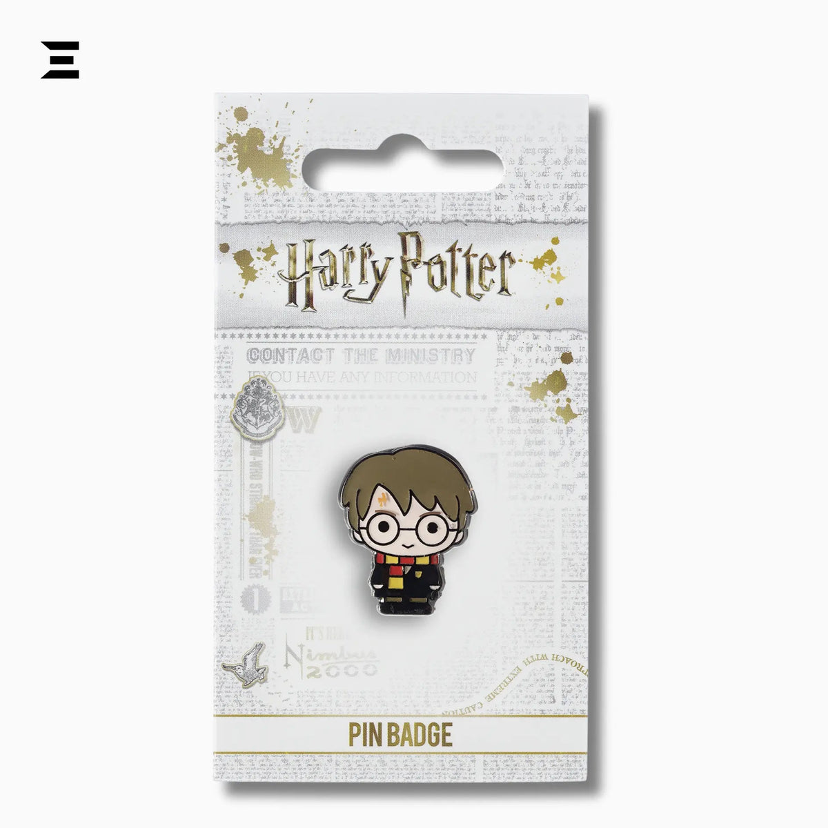 Harry Potter Chibi Pin Badge – Official Silver Plated Enamel Collectible - IBRELIA