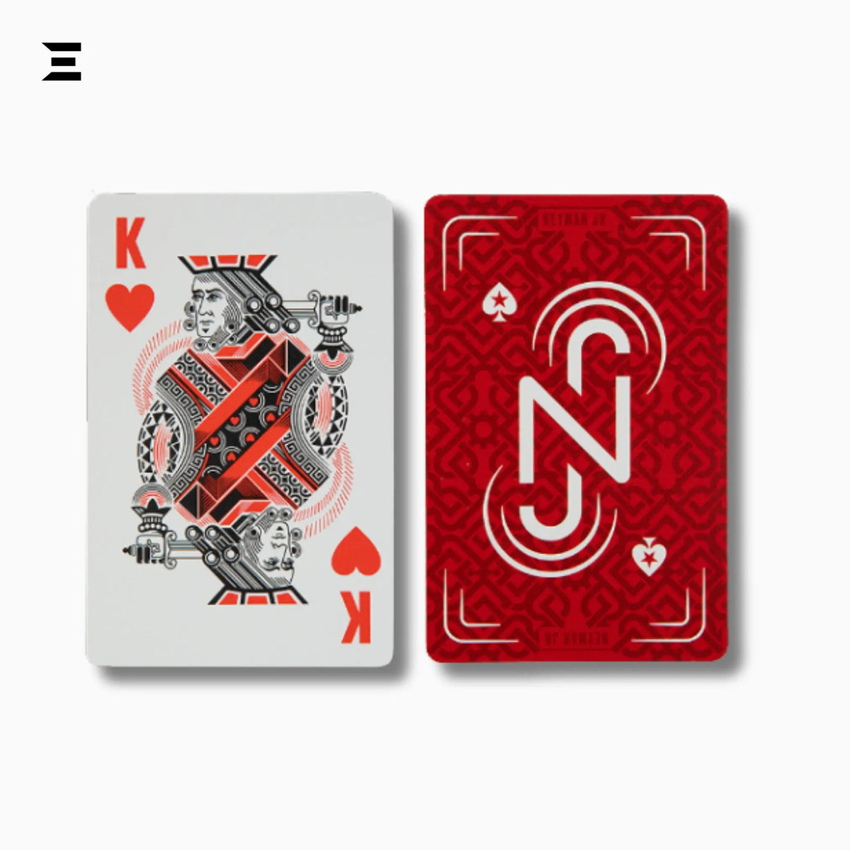 PokerStars Neymar Jr Red & White Playing Cards – Premium PVC Deck - IBRELIA