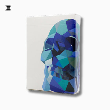 Memento Mori Blue Playing Cards – Poker Size Limited Edition Deck by USPCC - IBRELIA
