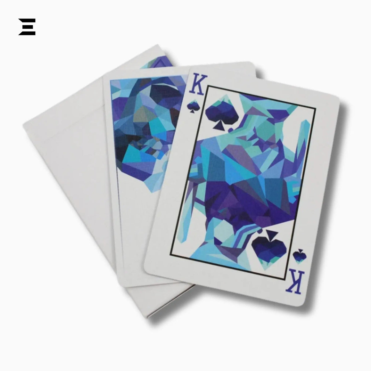 Memento Mori Blue Playing Cards – Poker Size Limited Edition Deck by USPCC - IBRELIA
