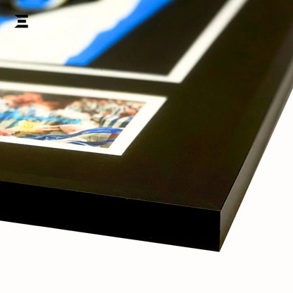 Lionel Messi “Signed” Argentina Jersey Frame – Facsimile Autograph | Metal & Acrylic Display 23.5 × 31.5 in | IBRELIA™ - IBRELIA