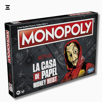 Monopoly: Netflix House of Money Edition – La Casa de Papel Board Game (English) - IBRELIA