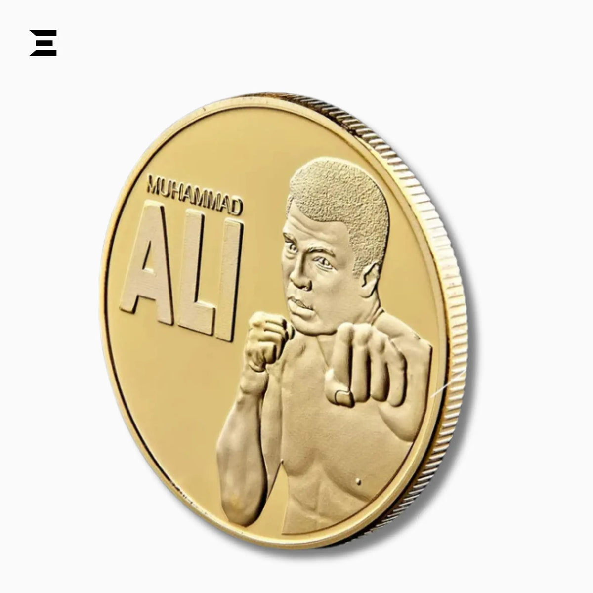 Muhammad Ali Boxing Champion Gold Plated Souvenir Coin – Sportsman of the Century Collectible - IBRELIA