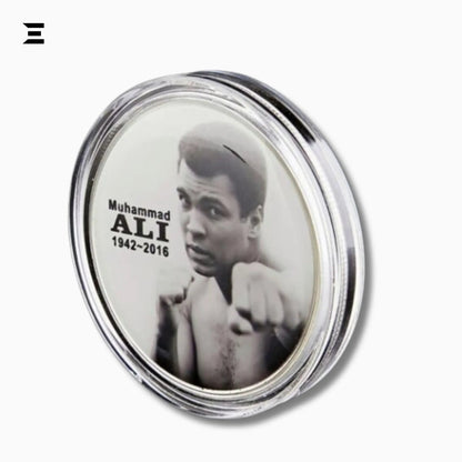 Muhammad Ali Boxing Champion Gold Plated Souvenir Coin – Sportsman of the Century Collectible - IBRELIA