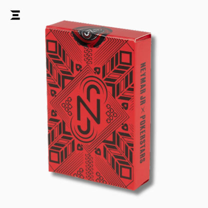 PokerStars Neymar Jr Red & Black Playing Cards – Premium PVC Deck - IBRELIA