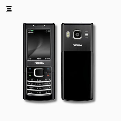 Nokia 6500 Classic – Premium Pre-Owned | Classic Slim Metal Mobile Phone | Phone Only – No Accessories Included