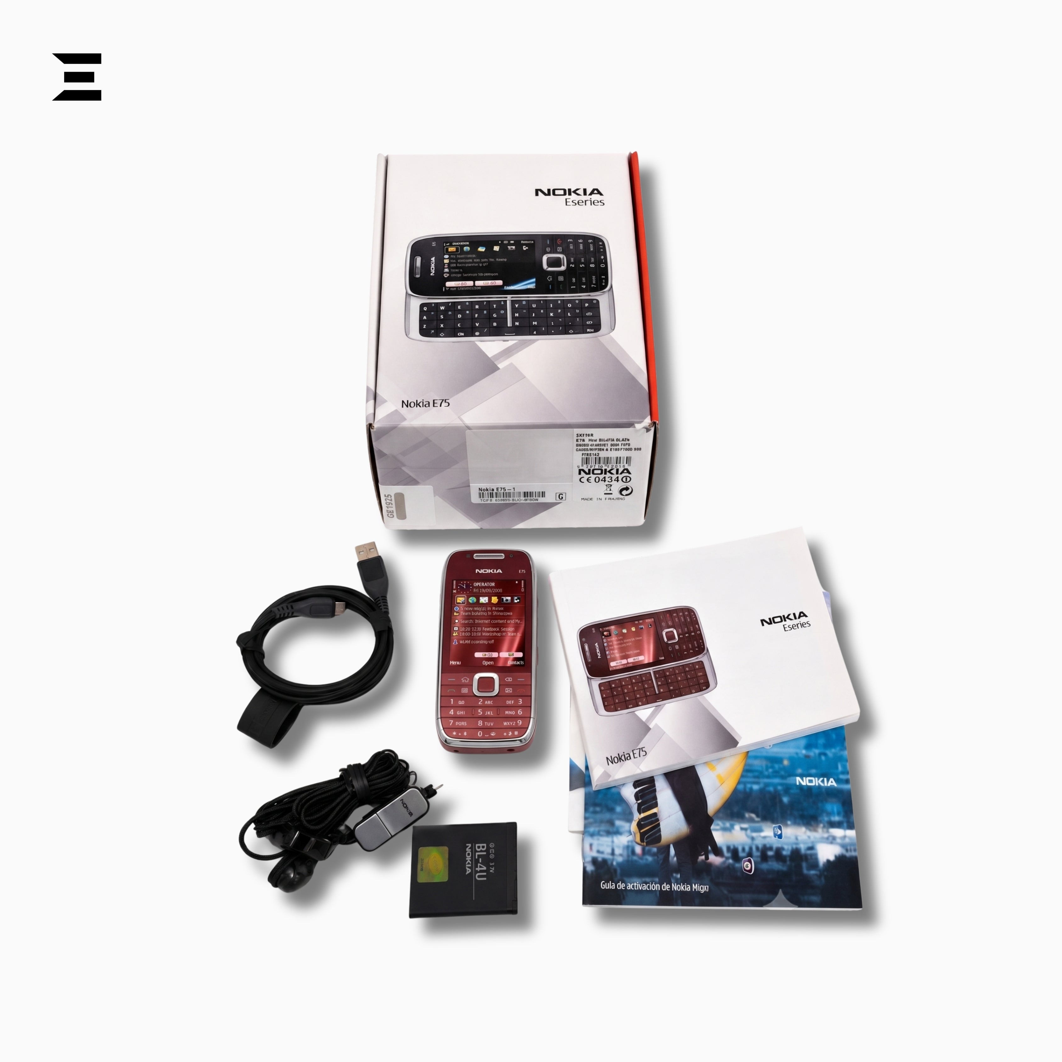 Nokia E75 (Unlocked) QWERTY Sliding Business Smartphone – Complete Boxed Set with Original Accessories | Collector's Edition