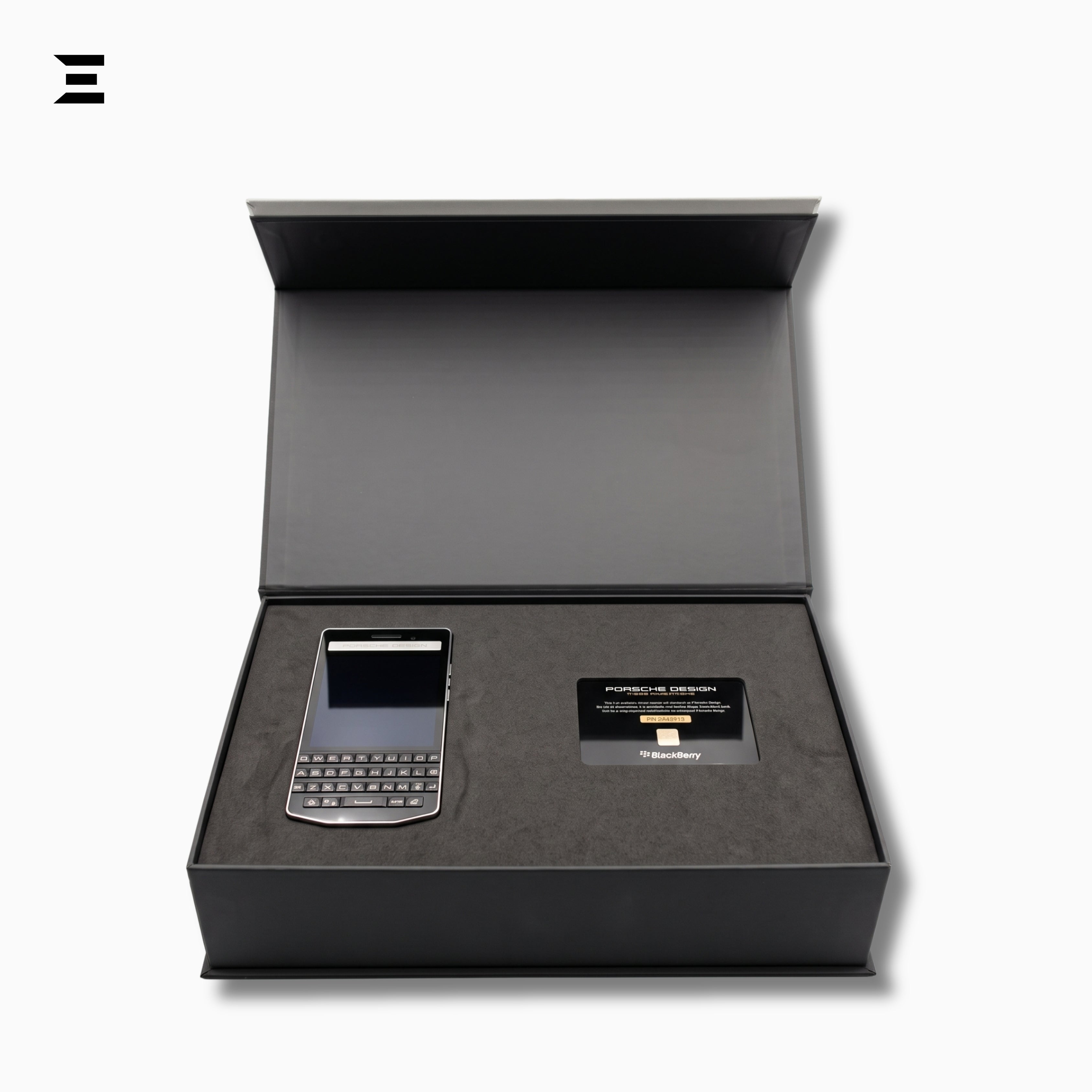 BlackBerry Porsche Design P'9983 Smartphone (Unlocked) – Complete Luxury Collector's Edition with Original Box & Accessories
