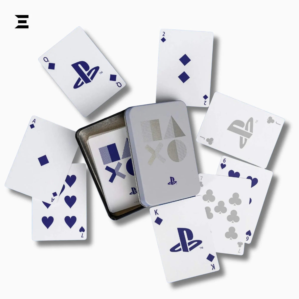 PlayStation PS5 Playing Cards – Official Paladone Deck with Storage Tin - IBRELIA