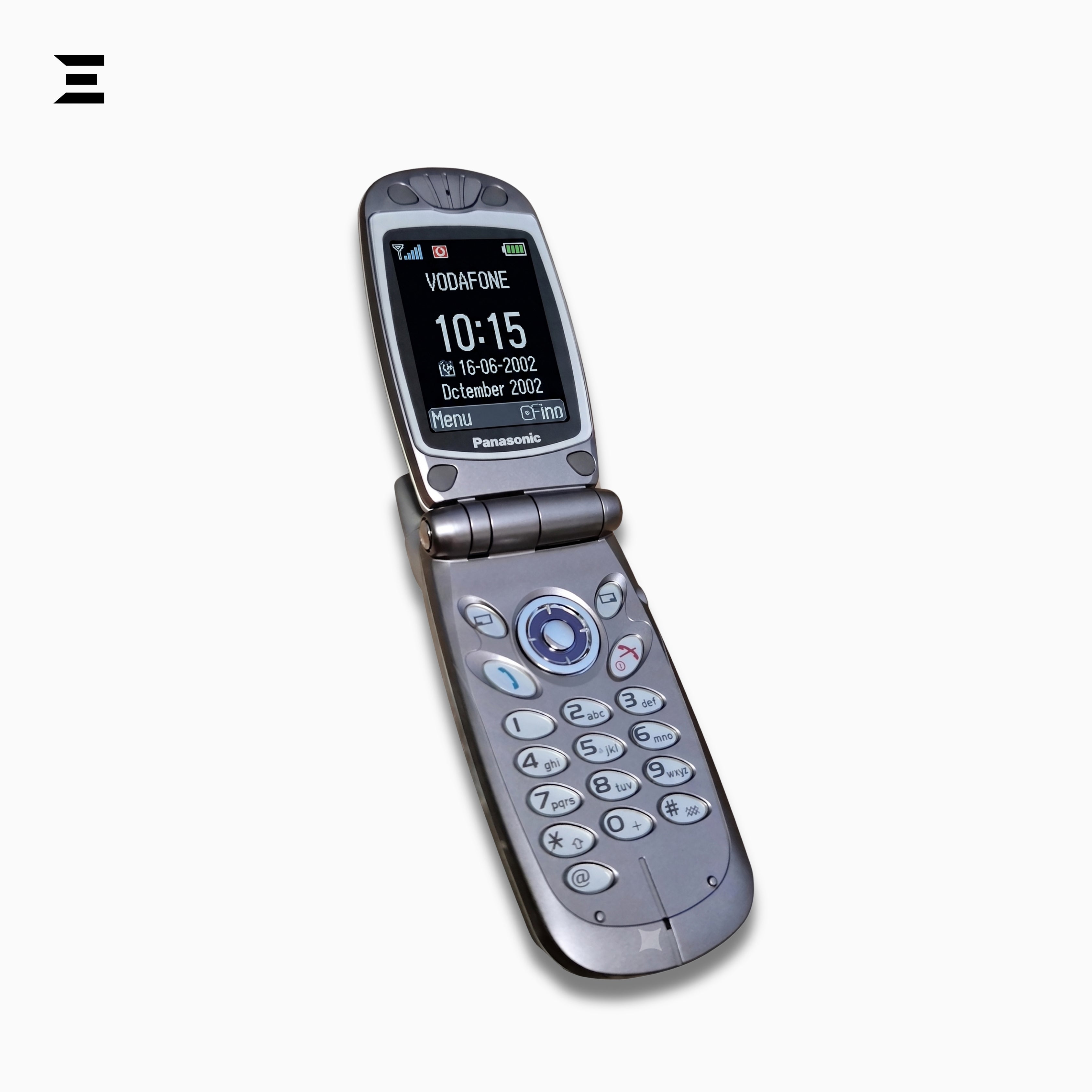 Panasonic EB-GD87 Mobile Camera Flip Phone (Unlocked) – Complete Boxed Collector's Edition with Original Accessories