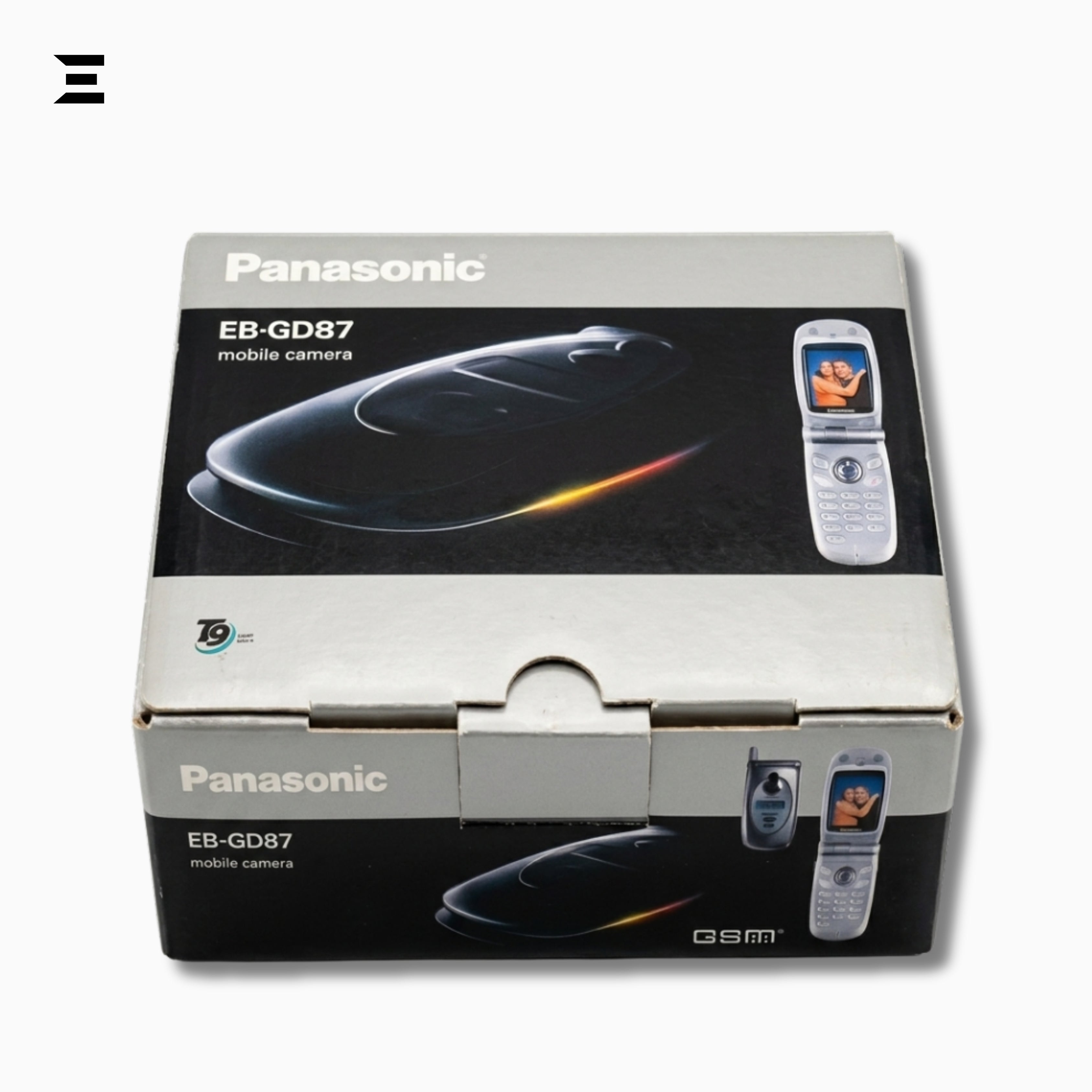Panasonic EB-GD87 Mobile Camera Flip Phone (Unlocked) – Complete Boxed Collector's Edition with Original Accessories