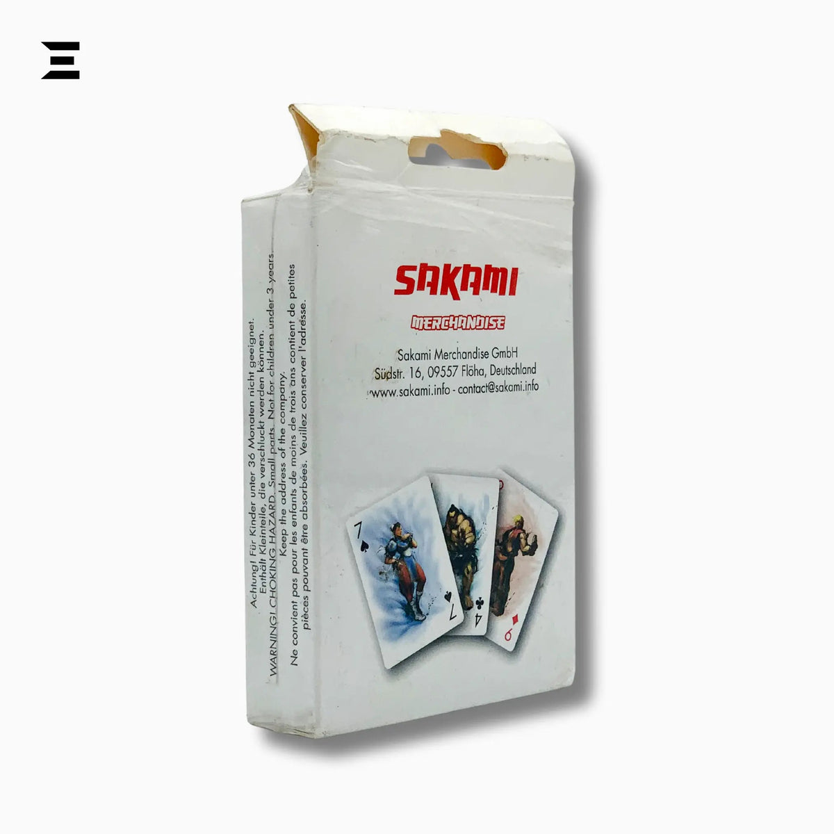 Street Fighter 54 Playing Cards – Officially Licensed Sakami Merchandise Deck - IBRELIA