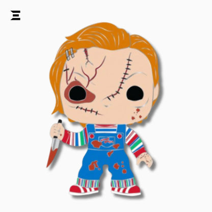 Funko Pop! Pin – Chucky 10 (Child’s Play Horror Collectible) - IBRELIA