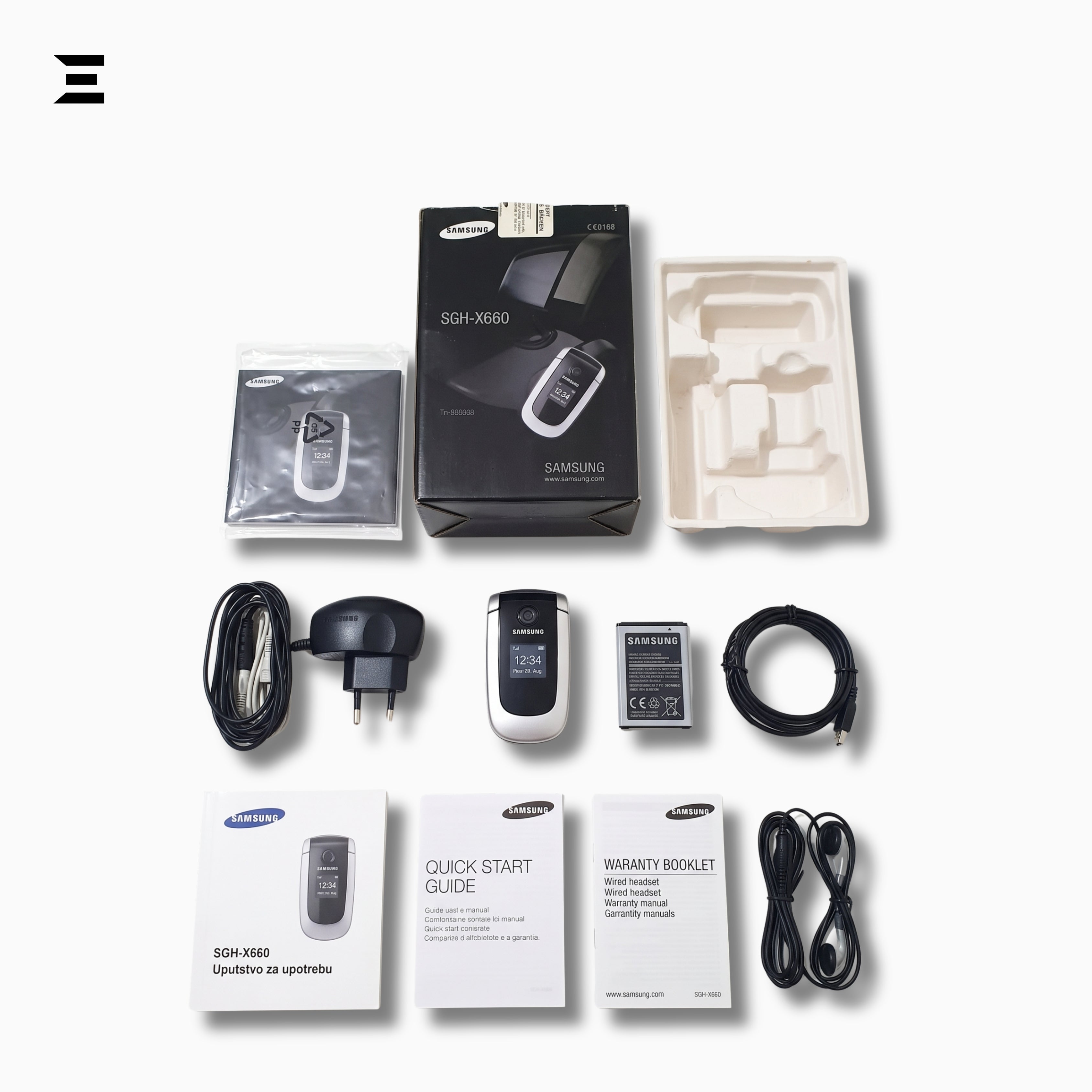 Samsung SGH-X660 Vintage Flip Phone (Unlocked) – Complete Boxed Collector's Edition with Original Accessories