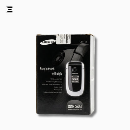 Samsung SGH-X660 Vintage Flip Phone (Unlocked) – Complete Boxed Collector's Edition with Original Accessories