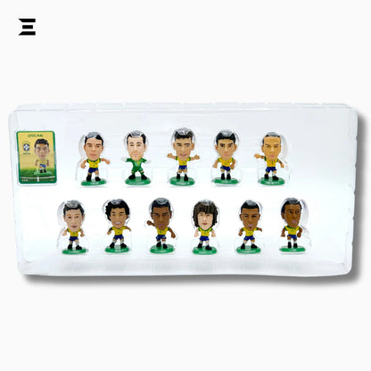 SoccerStarz Brazil 2014 Official Team Pack – 11 Player Collectible Figures - IBRELIA