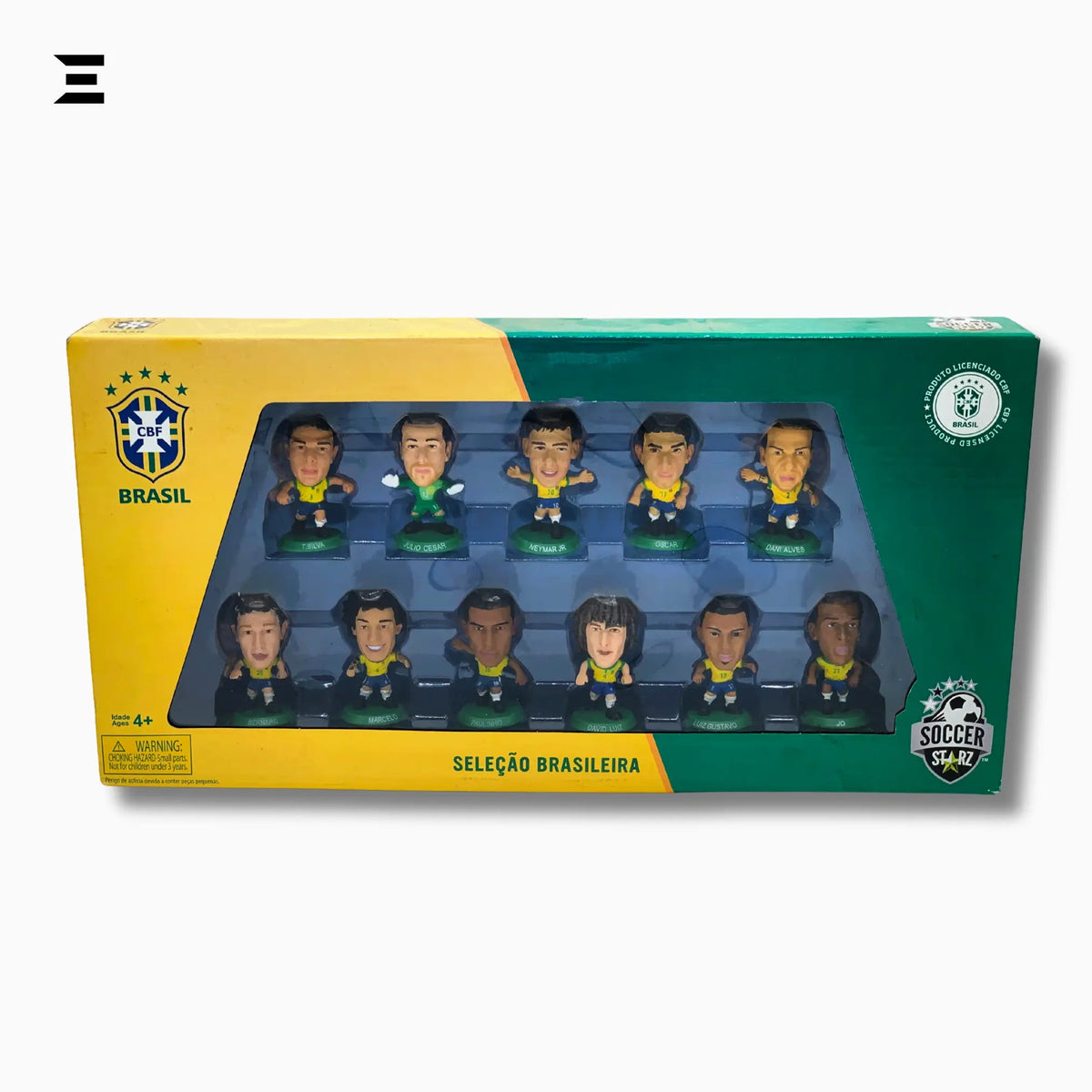 SoccerStarz Brazil 2014 Official Team Pack – 11 Player Collectible Figures - IBRELIA
