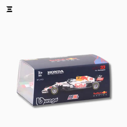 1:43 F1 RB16B Red Bull Racing Formula Car – Turkish GP 2021 Special Livery No.33 (Bburago Diecast Model) - IBRELIA