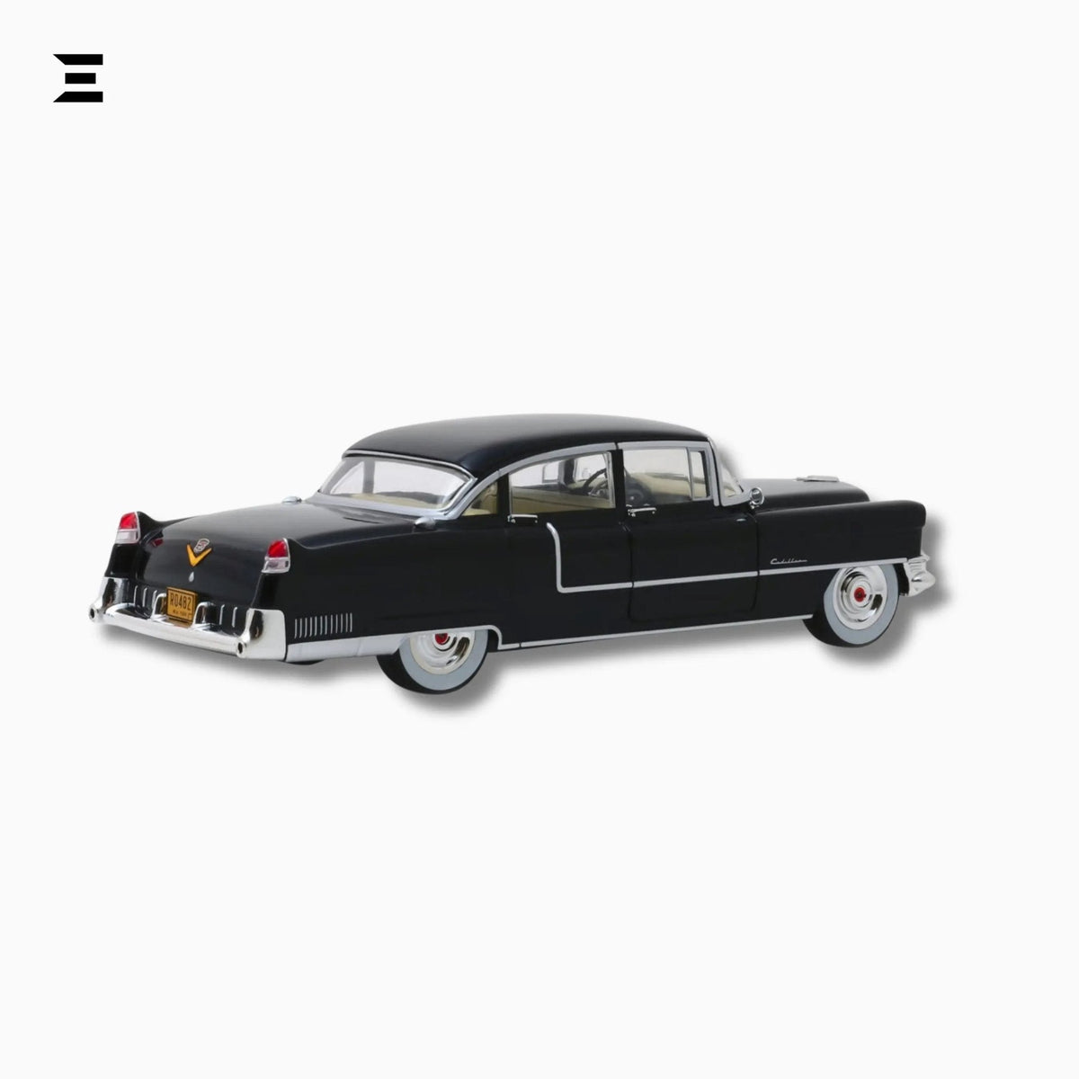 The Godfather 1955 Cadillac Fleetwood Series 60 – GreenLight 1:24 Scale Die - Cast Car Model (Black) - IBRELIA