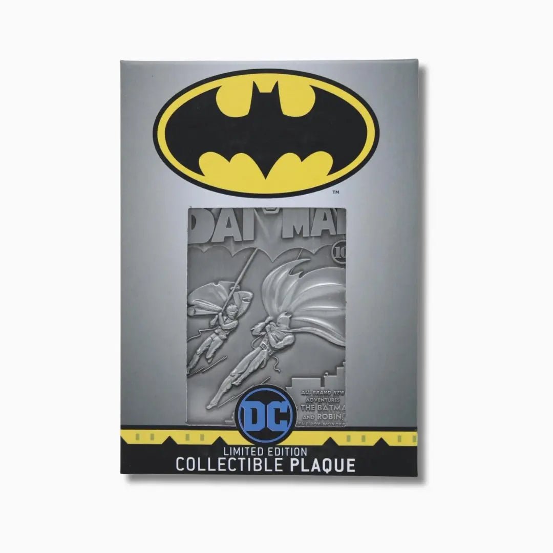 Batman Collector’s Limited Edition Metal Ingot Plaque – Fanattik DC Comics Collectible - IBRELIA