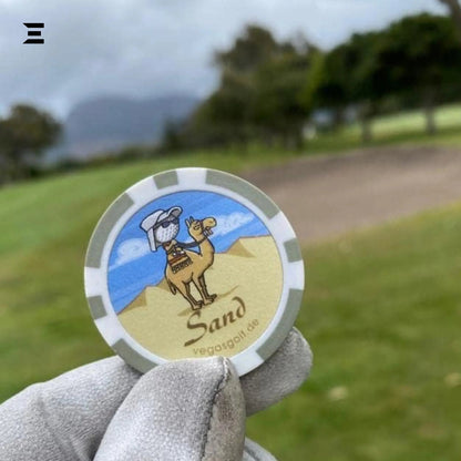 Vegas Golf VIP Edition – 19 Chip On - Course Golf Game with Deluxe Tee Bag - IBRELIA