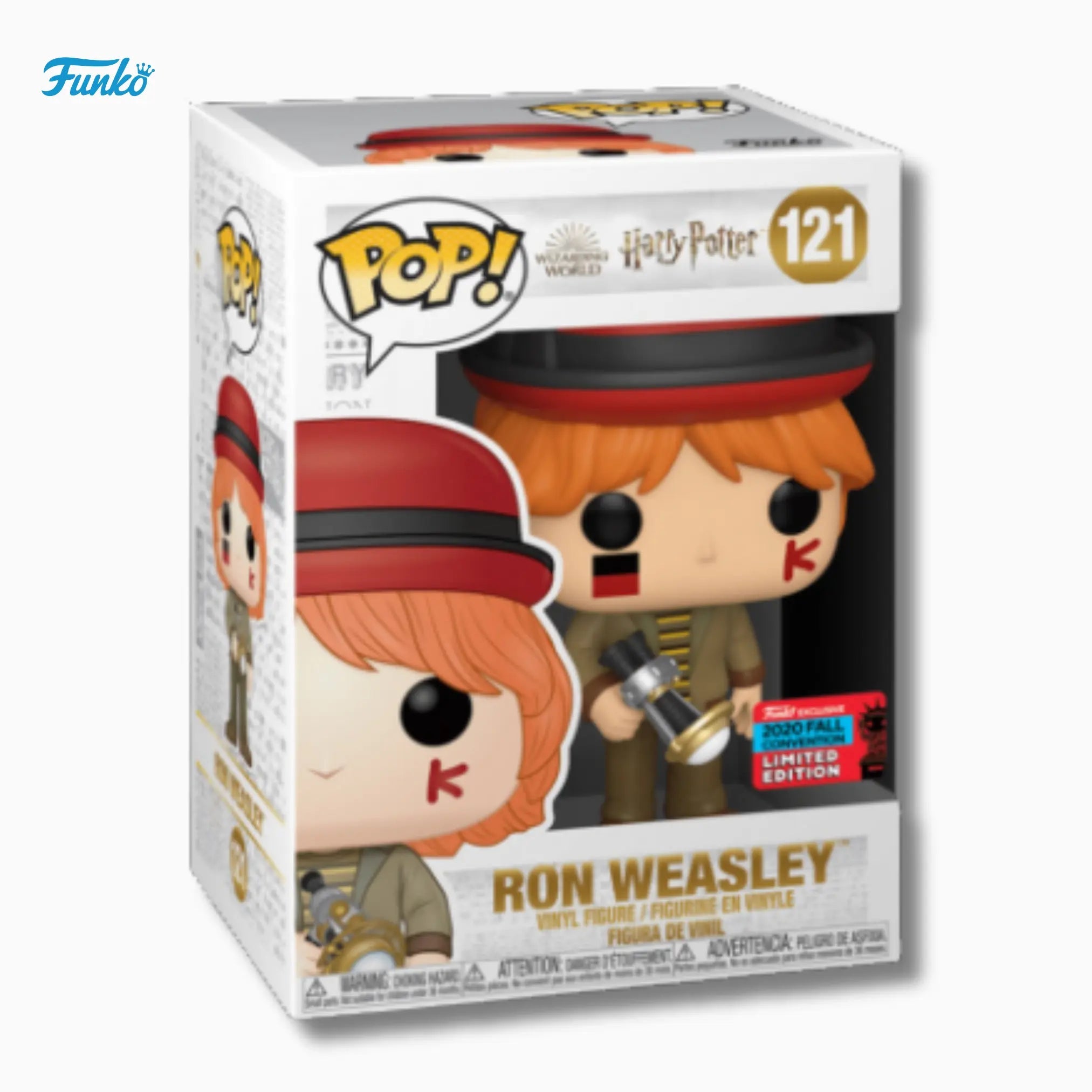 Funko Pop! Harry Potter: Ron Weasley 121 – 2020 Fall Convention Limited Edition (4 - Inch) - IBRELIA