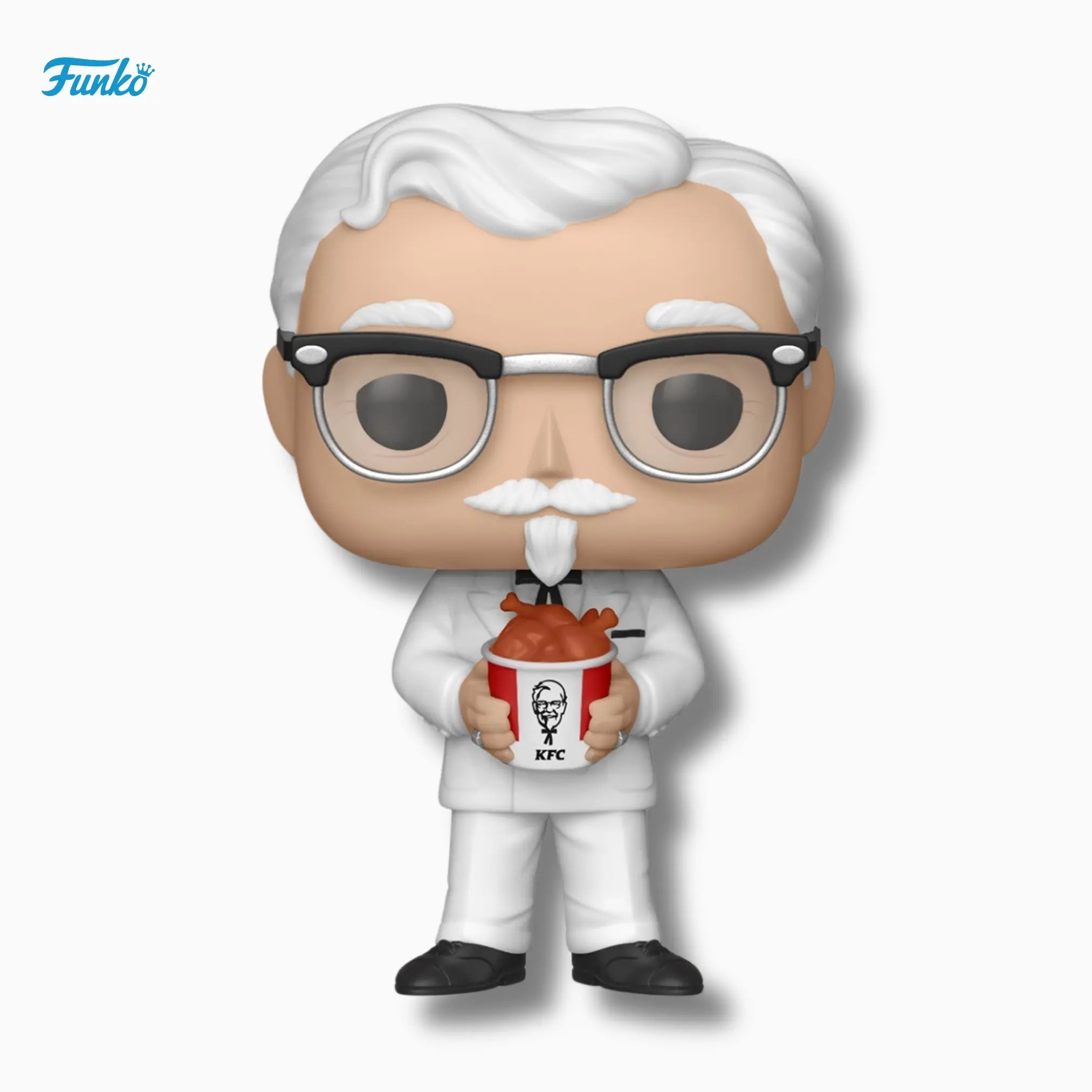 Funko Pop! Icons: Colonel Sanders (KFC Bucket) – 4 - Inch Vinyl Figure - IBRELIA