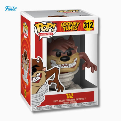 Funko Pop! Animation: Looney Tunes – Taz 312 Vinyl Figure (4 - Inch) - IBRELIA