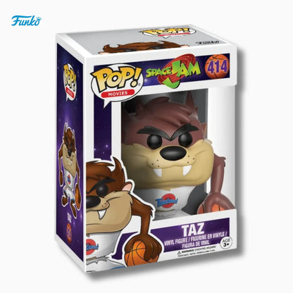 Funko Pop! Movies: Space Jam – Taz 414 Vinyl Figure (4 - Inch) - IBRELIA