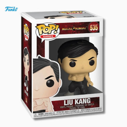 Funko Pop! Games: Mortal Kombat – Liu Kang 535 (4 - Inch Vinyl Figure) - IBRELIA