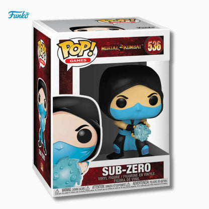 Funko Pop! Games: Mortal Kombat – Sub - Zero 536 Vinyl Figure (4 - Inch) - IBRELIA