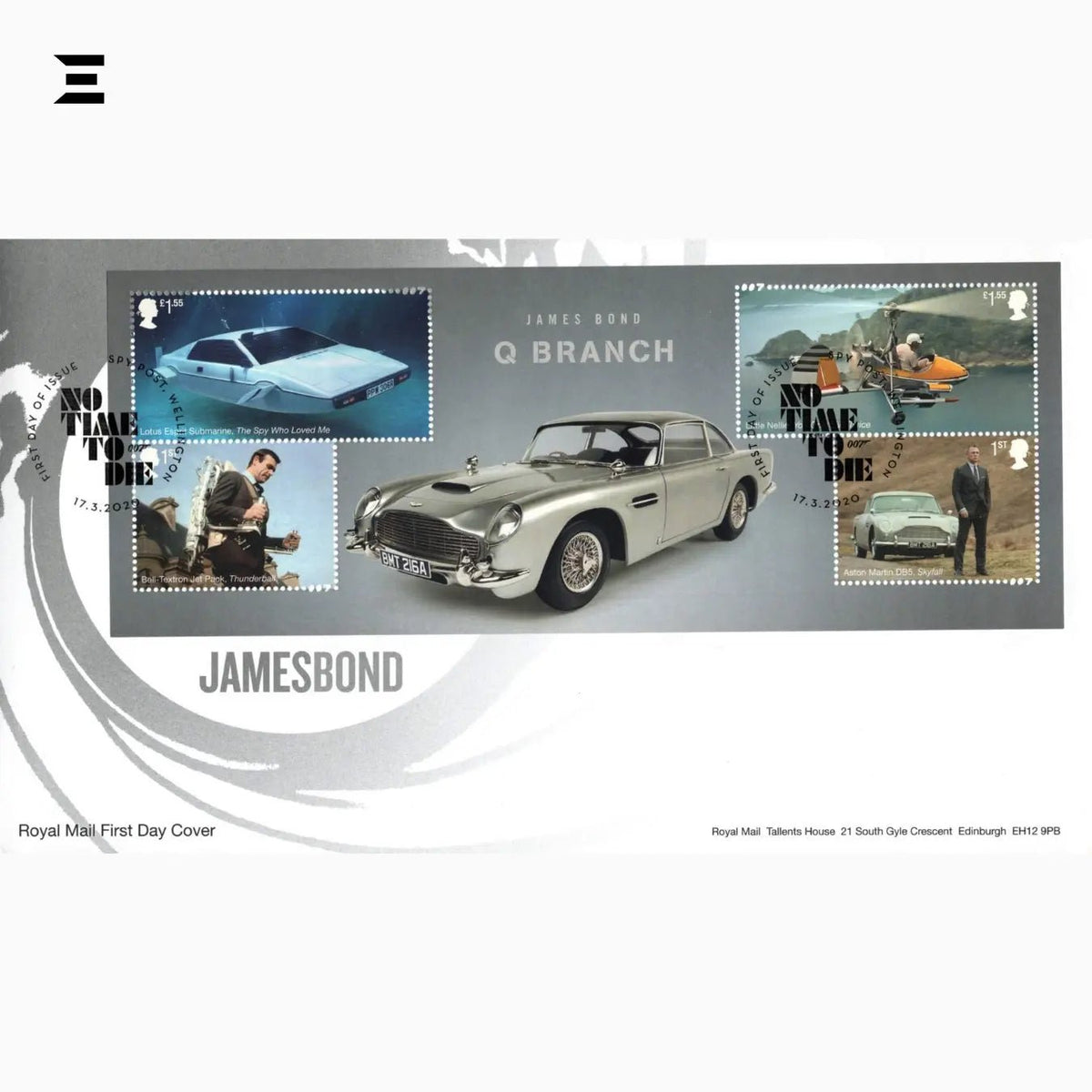 Royal Mail James Bond Post Cards Collection | 11 - Card Souvenir Set - IBRELIA